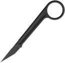 Bastinelli Creations Picoeur Fixed Knife 1.63" Black PDV Coated Bohler N690 Steel One Piece Construction Blade S14 -Bastinelli Creations - Survivor Hand Precision Knives & Outdoor Gear Store
