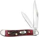 Case XX Cutlery My First Peanut Old Pocket Knife Stainless Blades Red Bone Handle 03693 -Case Cutlery - Survivor Hand Precision Knives & Outdoor Gear Store
