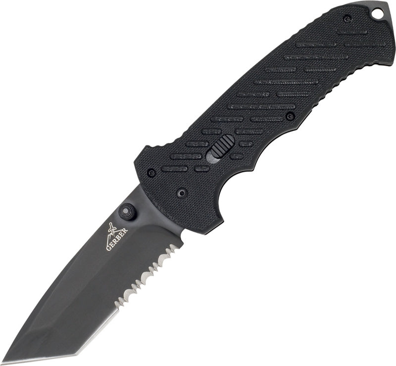 Gerber FAST Clip Folding Knife Stainless Steel Blade Black Textured G10 Handle 0118 -Gerber - Survivor Hand Precision Knives & Outdoor Gear Store