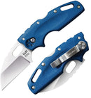 Cold Steel Tuff Lite Plain Folding Knife 2.5" AUS-8A Steel Blade Blue Griv-Ex Handle 20LTB -Cold Steel - Survivor Hand Precision Knives & Outdoor Gear Store