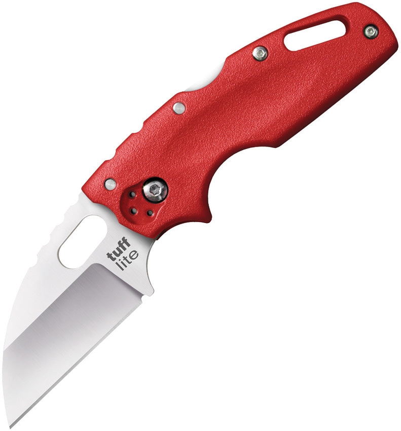 Cold Steel Tuff Lite Plain Red Folding Knife 2.5" AUS-8 Steel Blade Red Griv-Ex Handle 20LTR -Cold Steel - Survivor Hand Precision Knives & Outdoor Gear Store