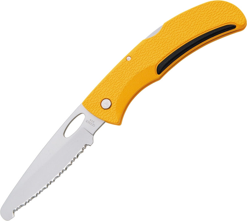 Gerber E-Z Out Rescue Folding Knife Stainless Steel Blade Yellow Nylon Handle G6971 -Gerber - Survivor Hand Precision Knives & Outdoor Gear Store