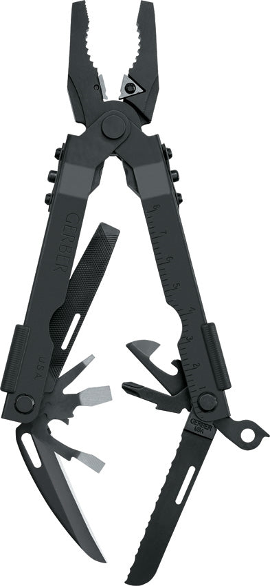 Gerber Multi-Plier 600 Multi Tool Knife Black Finish One Piece Stainless Construction 7520 -Gerber - Survivor Hand Precision Knives & Outdoor Gear Store