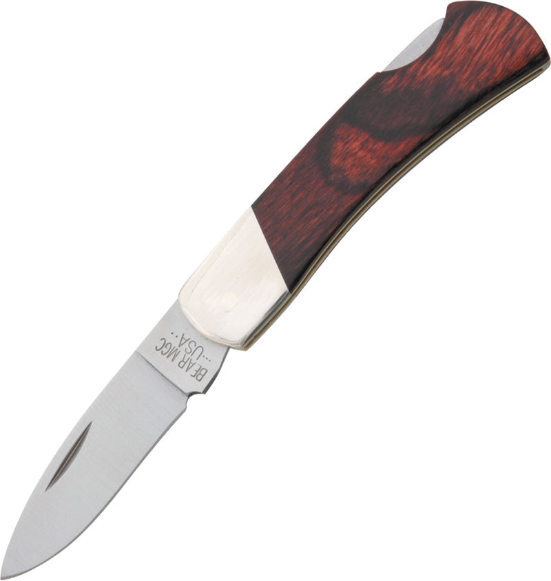 Bear & Son Executive Lockback Folding Knife Stainless Steel Drop Point Blade Rosewood Handle 224R -Bear & Son - Survivor Hand Precision Knives & Outdoor Gear Store