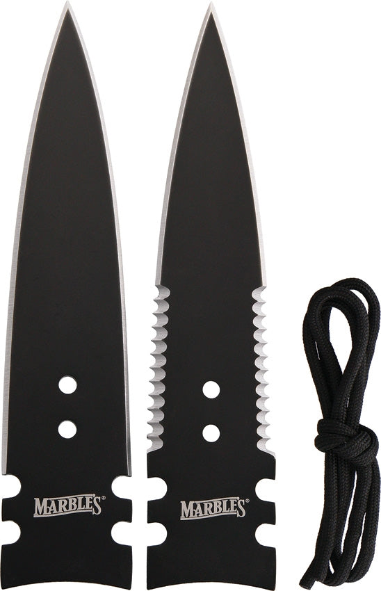 Marbles S.P.E.A.R. Head Set Standard & Partially Serrated Stainless Spear Heads	MR383 -Marbles - Survivor Hand Precision Knives & Outdoor Gear Store