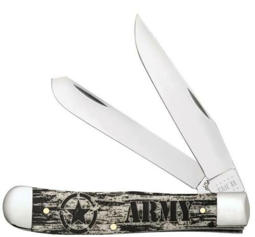 Case XX U.S. Army Trapper Pocket Knife Stainless Steel Blades Bone Handle CA15032 -Case Cutlery - Survivor Hand Precision Knives & Outdoor Gear Store