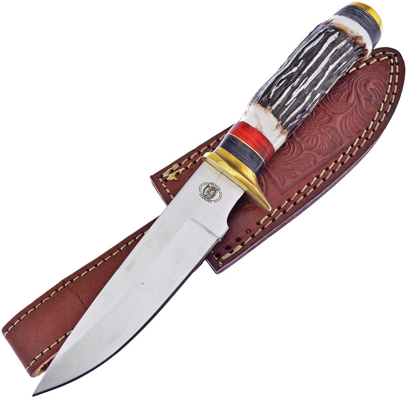 Frost Cutlery Fixed Knife 5.5" Stainless Steel Skinner Blade Imitation Stag Handle CW2070IST -Frost Cutlery - Survivor Hand Precision Knives & Outdoor Gear Store