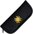 Spyderco Large Nylon Pouch Black logo on Front Nylon Construction 7" x 3" x 1" 12NC -Spyderco - Survivor Hand Precision Knives & Outdoor Gear Store