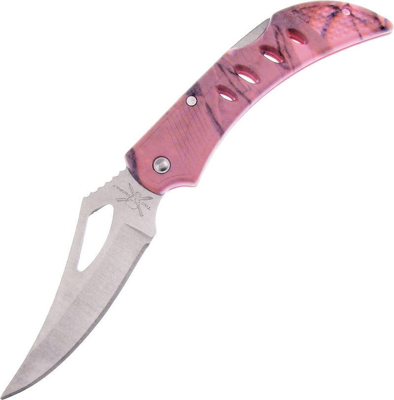 Frost Cutlery Lockback Folding Knife 3.25" Stainless Steel Blade Pink Synthetic Handle A007PC -Frost Cutlery - Survivor Hand Precision Knives & Outdoor Gear Store