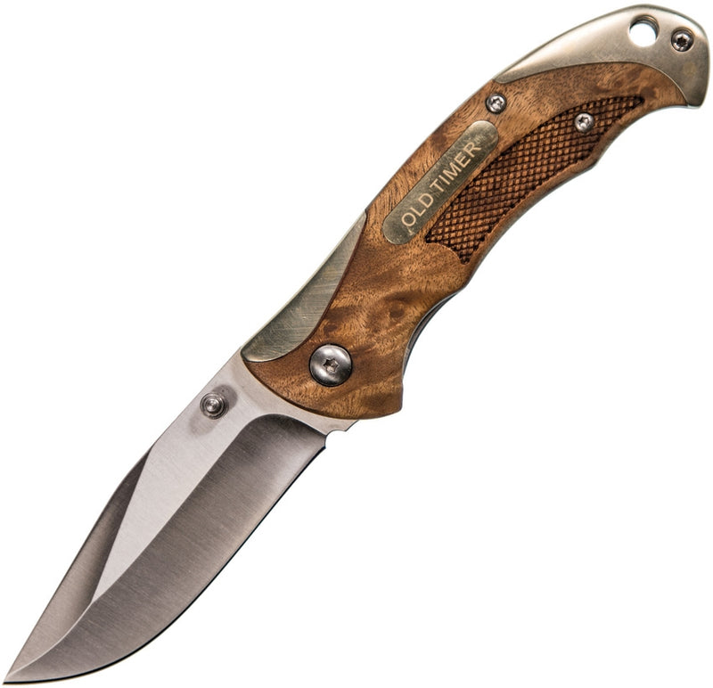 Schrade Linerlock Folding Knife 3" Stainless Steel Blade Ironwood Handle H1084273 -Schrade - Survivor Hand Precision Knives & Outdoor Gear Store