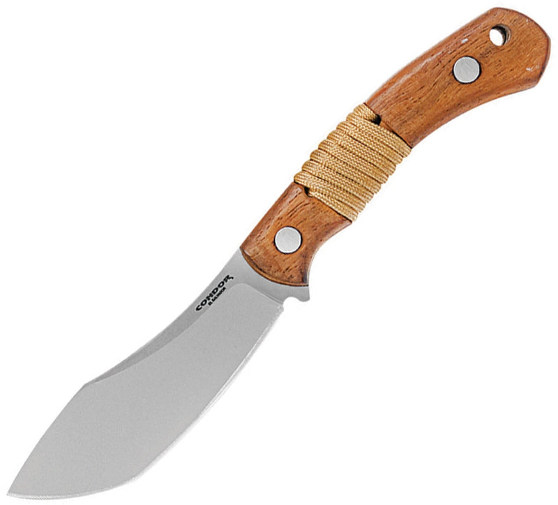 Condor Mountaineer Trail Fixed Knife 4.13" 420HC Steel Full Blade Wrapped Walnut Handle TK1204124C -Condor - Survivor Hand Precision Knives & Outdoor Gear Store