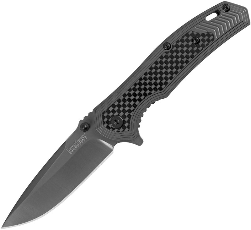 Kershaw Fringe Folding Knife 3" 8Cr13MoV Steel Blade Stainless/Carbon Fiber Handle 8310 -Kershaw - Survivor Hand Precision Knives & Outdoor Gear Store