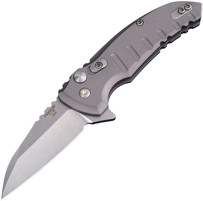 Hogue X1 Microflip Button Lock Folding Knife 2.63" CPM-154 Steel Blade Aluminum Handle 24162 -Hogue - Survivor Hand Precision Knives & Outdoor Gear Store