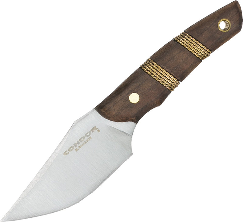 Condor Headstrong Fixed Knife 3.5" Satin Finish 1095HC Steel Blade Walnut Handle TK281340HC -Condor - Survivor Hand Precision Knives & Outdoor Gear Store