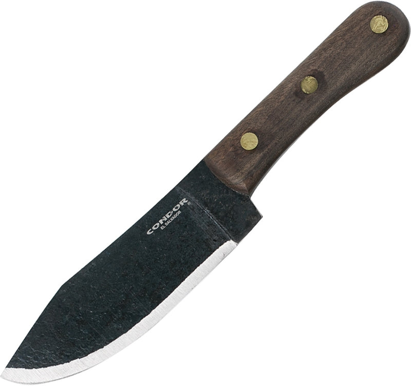 Condor Mini Hudson Fixed Knife 4.88" 1075HC Steel Blade Brown Walnut Handle 281649HC -Condor - Survivor Hand Precision Knives & Outdoor Gear Store