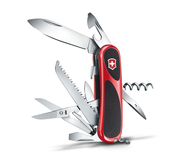 Victorinox Swiss Army EvoLucion Grip S17 Pocket Knife Stainless Implements With Scissors Nylon Handle 23913SCX5 -Victorinox - Survivor Hand Precision Knives & Outdoor Gear Store