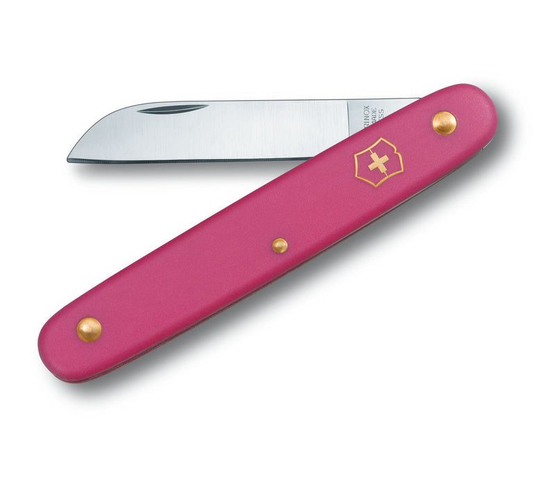 Victorinox Floral Folding Knife 2.5" Stainless Steel Sheepsfoot Blade Pink Composition Handle 3905053 -Victorinox - Survivor Hand Precision Knives & Outdoor Gear Store