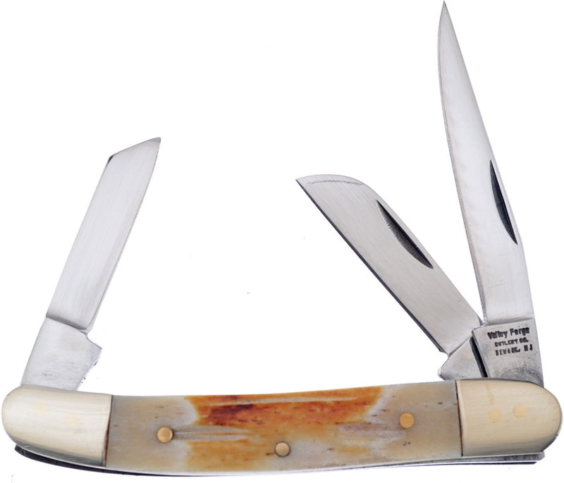 Frost Cutlery Range Rider Pocket Knife Stainless Steel Blades Second Cut Bone Handle F910SC -Frost Cutlery - Survivor Hand Precision Knives & Outdoor Gear Store