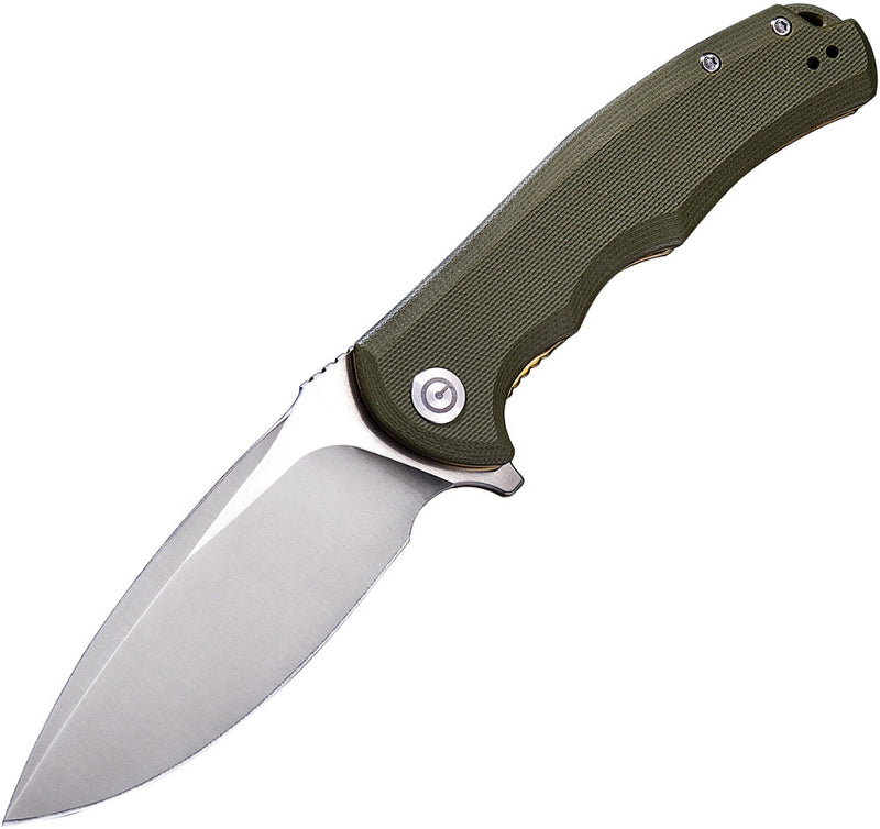 Civivi Praxis Linerlock Folding Knife 3.75" 9Cr18MoV Steel Blade Green G10 Handle C803A -Civivi - Survivor Hand Precision Knives & Outdoor Gear Store