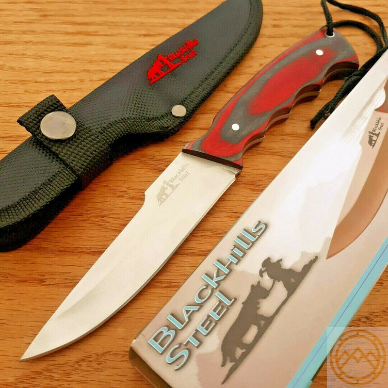 Frost Cutlery Hills Bush Master Fixed Knife 4.5" Stainless Steel Blade Pakkawood Handle BKH002 -Frost Cutlery - Survivor Hand Precision Knives & Outdoor Gear Store
