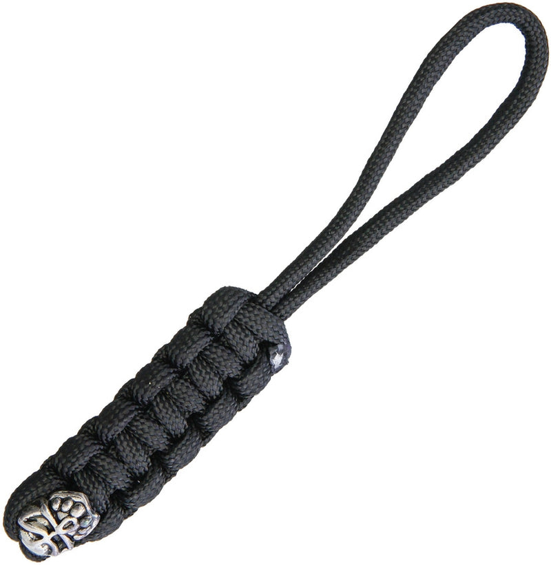 Bestech Knives Lanyard Black Paracord One Piece Construction With Skull Bead M08A -Bestech Knives - Survivor Hand Precision Knives & Outdoor Gear Store