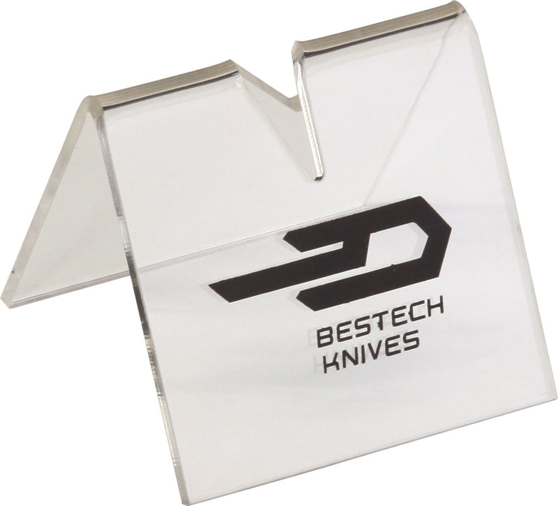 Bestech Knives Acrylic Construction Knife Stand Holds One Knife Dimensions 2.36" x 2.04" M14 -Bestech Knives - Survivor Hand Precision Knives & Outdoor Gear Store