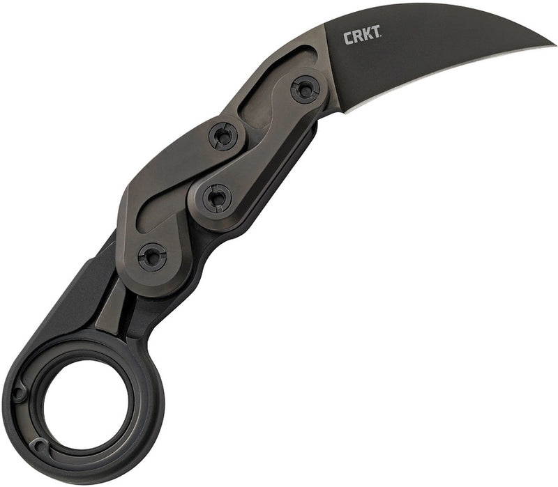 CRKT Provoke Kinematic Folding Knife 2.38" D2 Tool Steel Karambit Blade Black Aluminum Handle 4040 -CRKT - Survivor Hand Precision Knives & Outdoor Gear Store