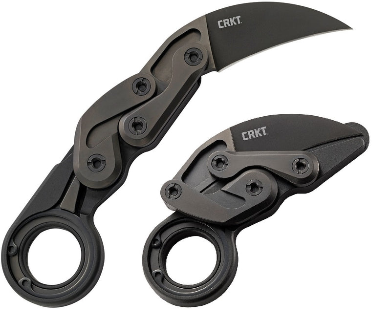 CRKT Provoke Kinematic Folding Knife 2.38" D2 Tool Steel Karambit Blade Black Aluminum Handle 4040 -CRKT - Survivor Hand Precision Knives & Outdoor Gear Store