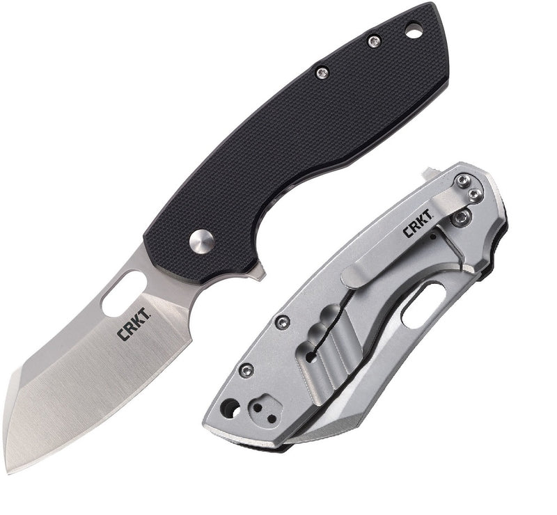 CRKT Large Pilar Framelock Folding Knife 2.63" 8Cr14MoV Steel Blade Black G10/Stainless Handle 5315G -CRKT - Survivor Hand Precision Knives & Outdoor Gear Store