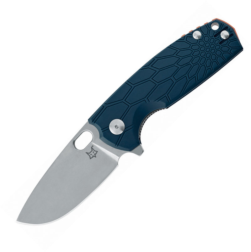 Fox Core Linerlock Folding Knife 3.13" Bohler N690 Steel Blade Blue FRN Handle 604BL -Fox - Survivor Hand Precision Knives & Outdoor Gear Store