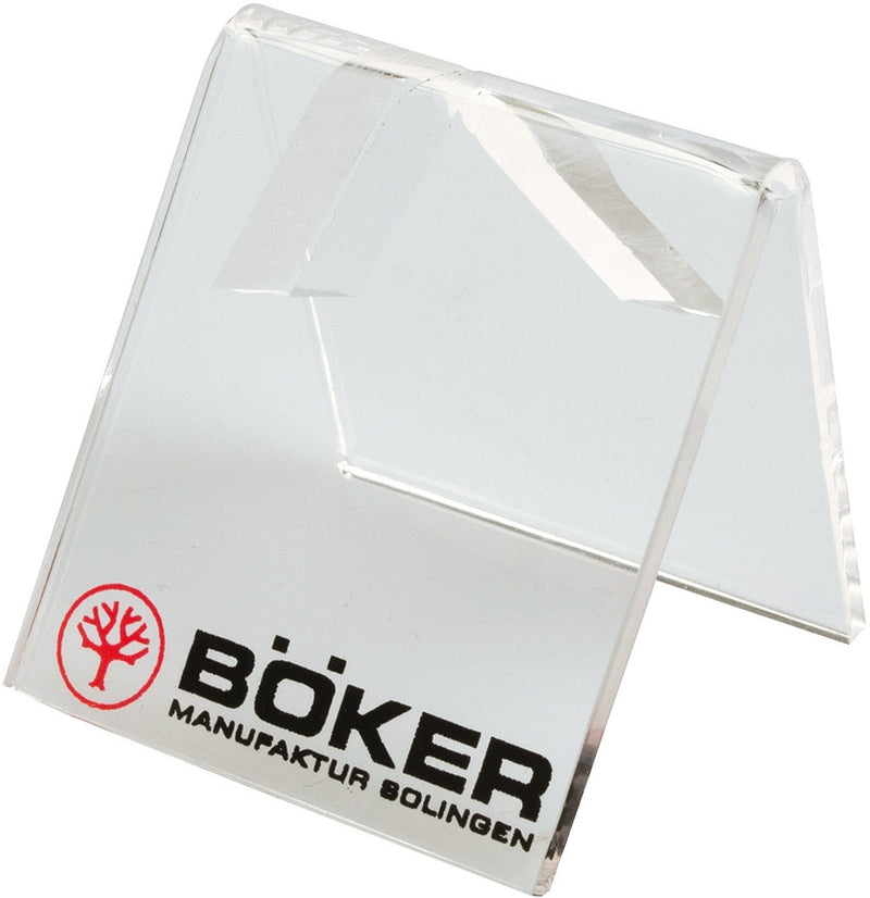 Boker Single-Knife Display Fits Most Folding and Fixed Blade Knives Logo Acrylic 99909 -Boker - Survivor Hand Precision Knives & Outdoor Gear Store