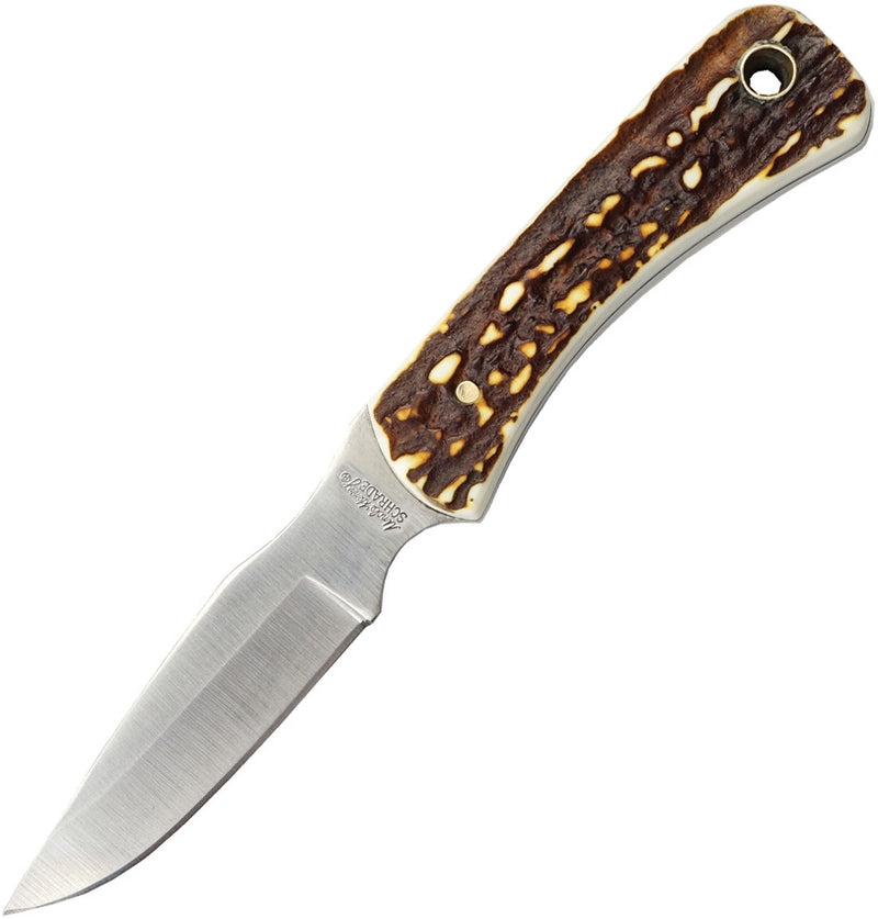 Schrade Uncle Henry Fixed Knife 2.75" Stainless Steel Blade Delrin Stag Handle H1100092 -Schrade - Survivor Hand Precision Knives & Outdoor Gear Store