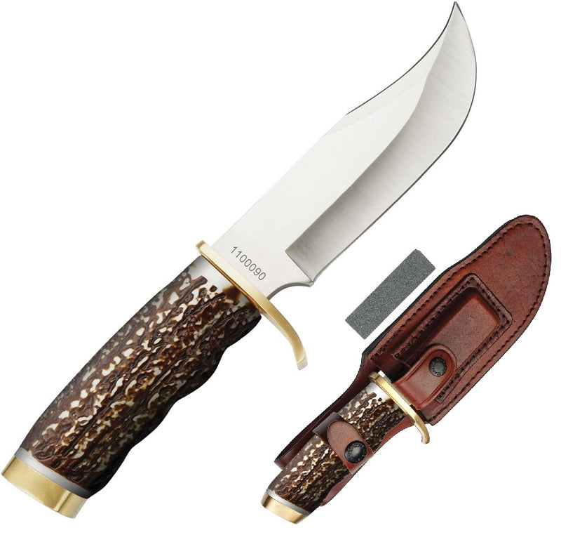 Schrade Uncle Henry Fixed Knife 5.25" Stainless Steel Blade Stag Bone Handle H1100090 -Schrade - Survivor Hand Precision Knives & Outdoor Gear Store