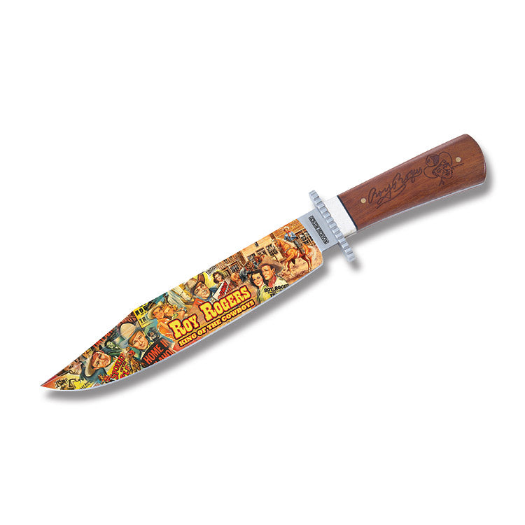 Rough Ryder Roy Rogers Bowie Fixed Knife 10.5" Stainless Blade Brown Wood Handle 1883 -Rough Ryder - Survivor Hand Precision Knives & Outdoor Gear Store
