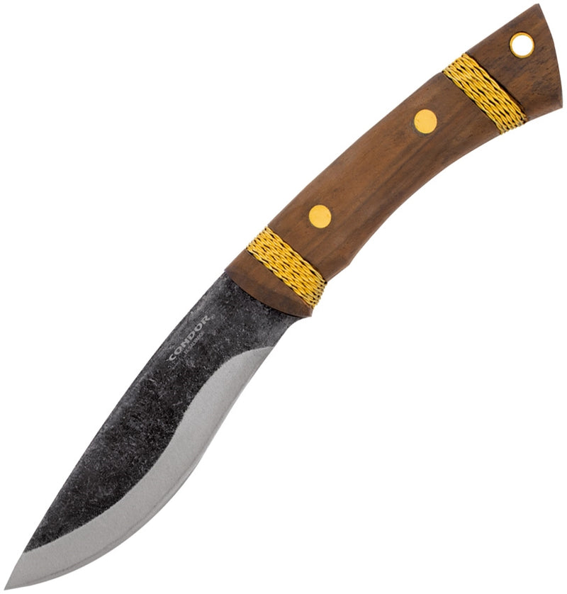 Condor Large Huron Fixed Knife 5.75" 1095HC Steel Blade Walnut Handle 2819525HC -Survivor Hand - Survivor Hand Precision Knives & Outdoor Gear Store