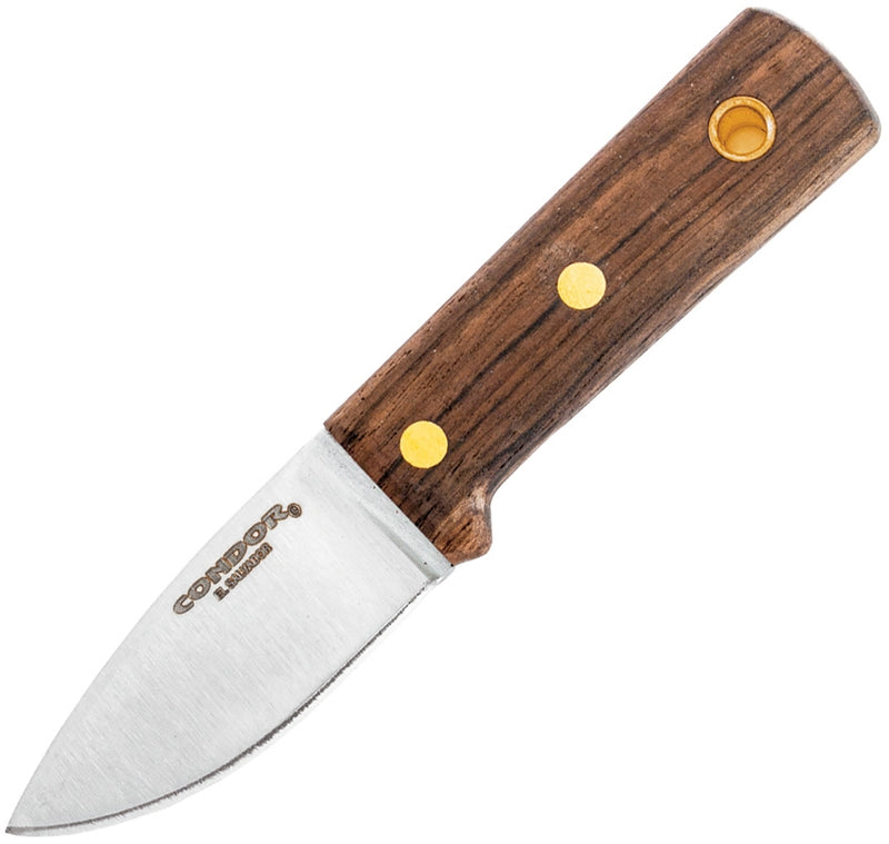 Condor Compact Kephart Fixed Knife 2.5" 1095HC Steel Blade Brown Walnut Handle 3936257HC -Condor - Survivor Hand Precision Knives & Outdoor Gear Store