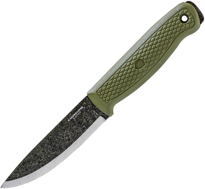 Condor Terrasaur Fixed Knife 4.25" 1095HC Steel Blade Green Polypropylene Handle TK394341 -Condor - Survivor Hand Precision Knives & Outdoor Gear Store