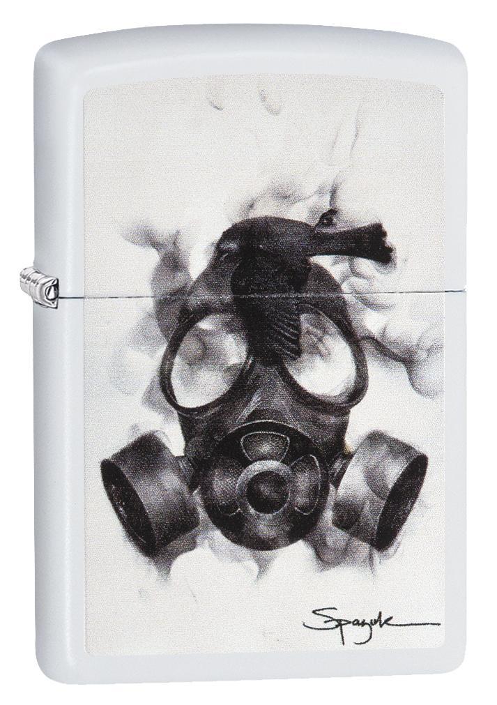 Zippo Lighter Spazuk Gas Mask Windproof Refillable Metal Construction Made In USA 02740 -Zippo - Survivor Hand Precision Knives & Outdoor Gear Store