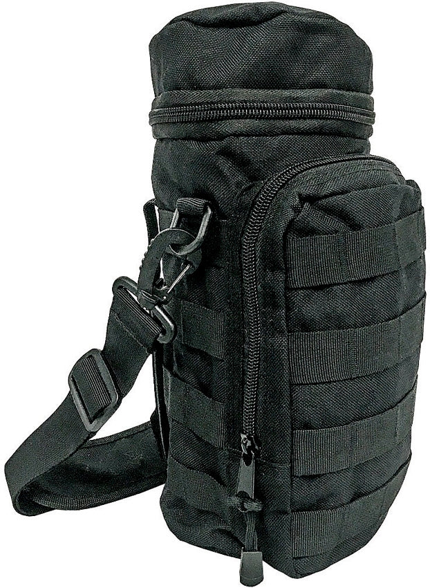 Pathfinder Bottle Bag Black Pouch Dimensions 8" x 5.25" 600D Polyester Construction 014B -Pathfinder - Survivor Hand Precision Knives & Outdoor Gear Store