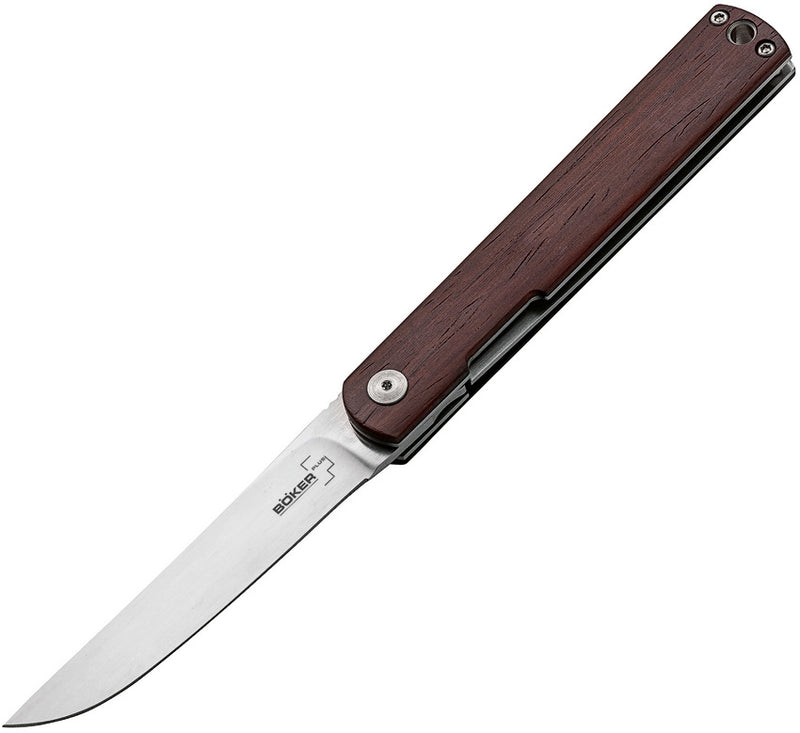 Boker Plus Nori Linerlock Folding Knife 3" VG-10 Steel Blade Cocobolo Wood Handle 1BO892 -Boker Plus - Survivor Hand Precision Knives & Outdoor Gear Store