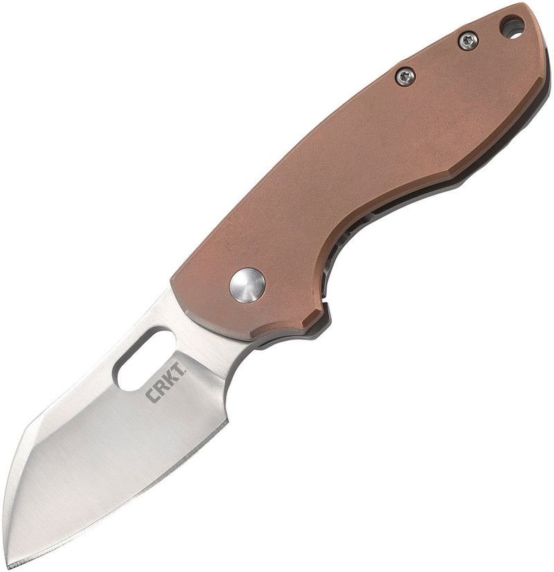 CRKT Pilar Framelock Copper Folding Knife 2.38" 8Cr13MoV Steel Blade 2Cr13 Steel Handle 311CU -CRKT - Survivor Hand Precision Knives & Outdoor Gear Store