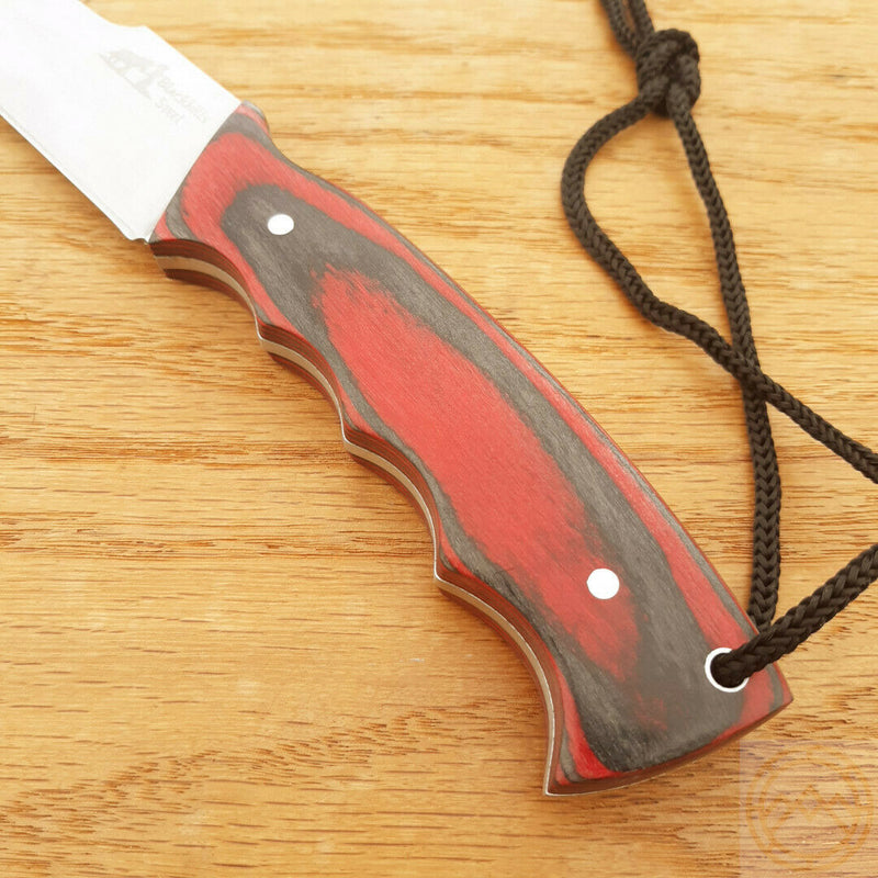 Frost Cutlery Hills Bush Master Fixed Knife 4.5" Stainless Steel Blade Pakkawood Handle BKH002 -Frost Cutlery - Survivor Hand Precision Knives & Outdoor Gear Store
