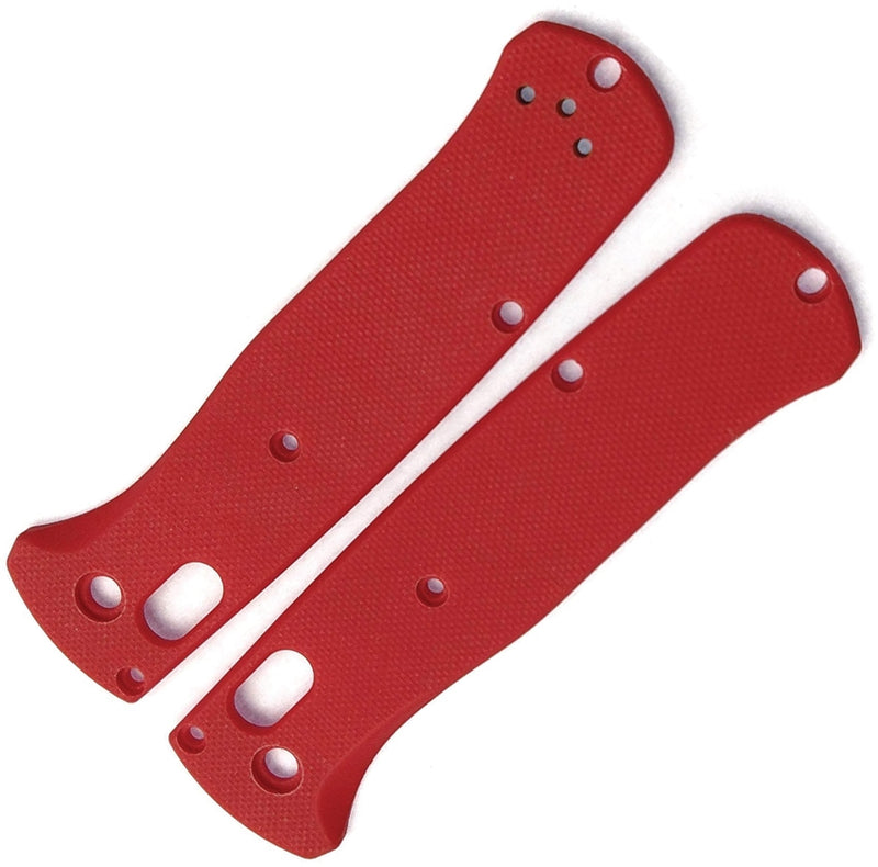 Flytanium Handle Scales Fits Benchmade Mini Bugout Red G10 Construction 626 -Flytanium - Survivor Hand Precision Knives & Outdoor Gear Store