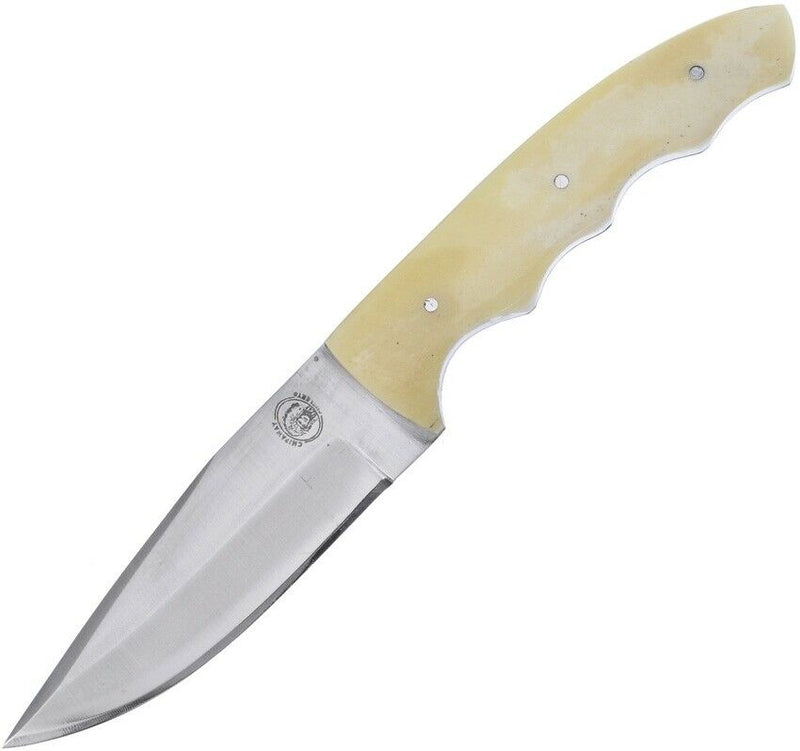 Frost Cutlery Fixed Knife 4" Stainless Steel Blade White Smooth Bone Handle W643WSB -Frost Cutlery - Survivor Hand Precision Knives & Outdoor Gear Store