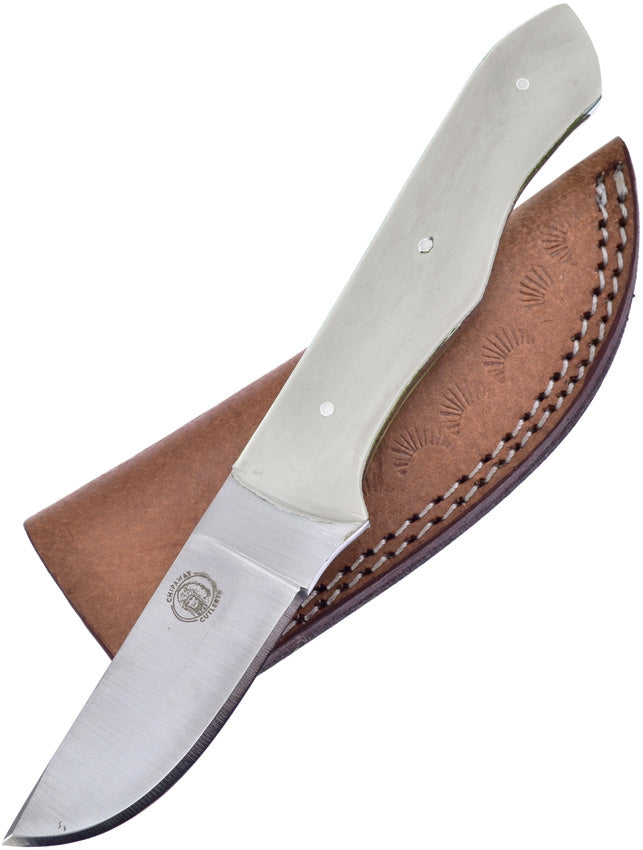 Frost Cutlery Fixed Knife 3.25" Stainless Steel Blade White Smooth Bone Handle W641WSB -Frost Cutlery - Survivor Hand Precision Knives & Outdoor Gear Store