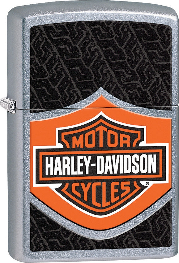 Zippo Lighter Harley Davidson Windproof Refillable Street Chrome Made In USA 15253 -Zippo - Survivor Hand Precision Knives & Outdoor Gear Store