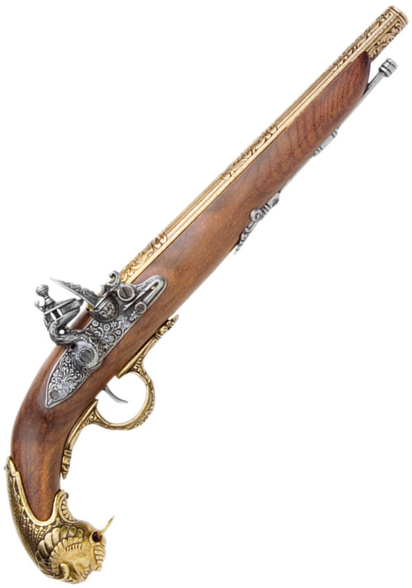 Denix 18th Century German Replica Flintlock Wood With Metal Barrel One Piece Construction 1043L -Denix - Survivor Hand Precision Knives & Outdoor Gear Store