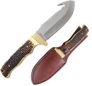 Schrade Uncle Henry Guthook Fixed Knife 4.25" 7Cr17MoV Steel Blade Staglon Handle H1116410 -Schrade - Survivor Hand Precision Knives & Outdoor Gear Store