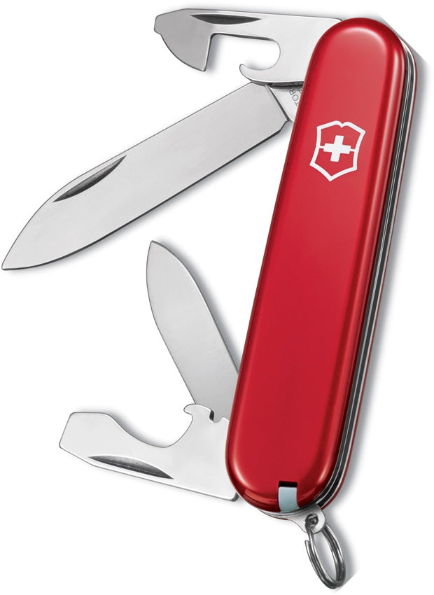 Victorinox Recruit Pocket Knife Stainless Steel Blade Red ABS Handle 02503033X1 -Victorinox - Survivor Hand Precision Knives & Outdoor Gear Store