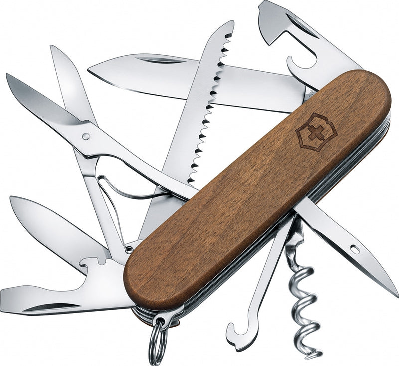 Victorinox Huntsman Pocket Knife Stainless Steel Blades Walnut Handle 1371163X4 -Victorinox - Survivor Hand Precision Knives & Outdoor Gear Store